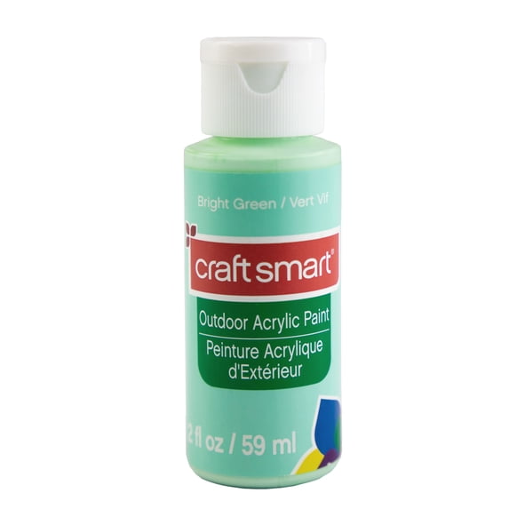 Craft Smart 2oz. Bright Outdoor Acrylic Paint, 12 Pack