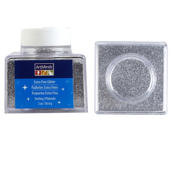 ArtMinds 2oz. Extra Fine Glitter Stacker, 12 Pack