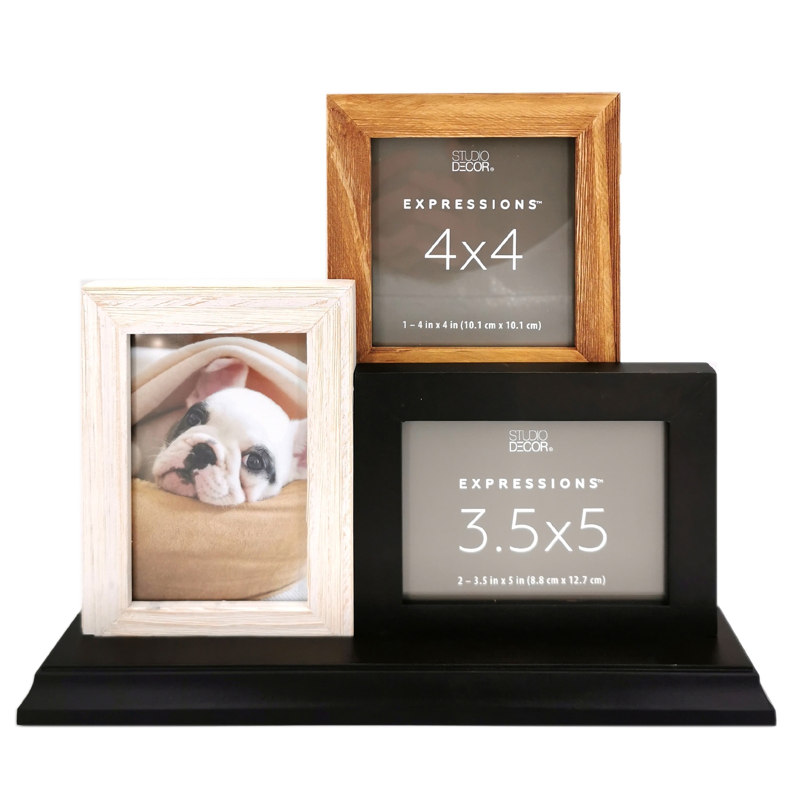12 Pack 3 Opening Multicolor Wood Tabletop Collage Frame, Expressions
