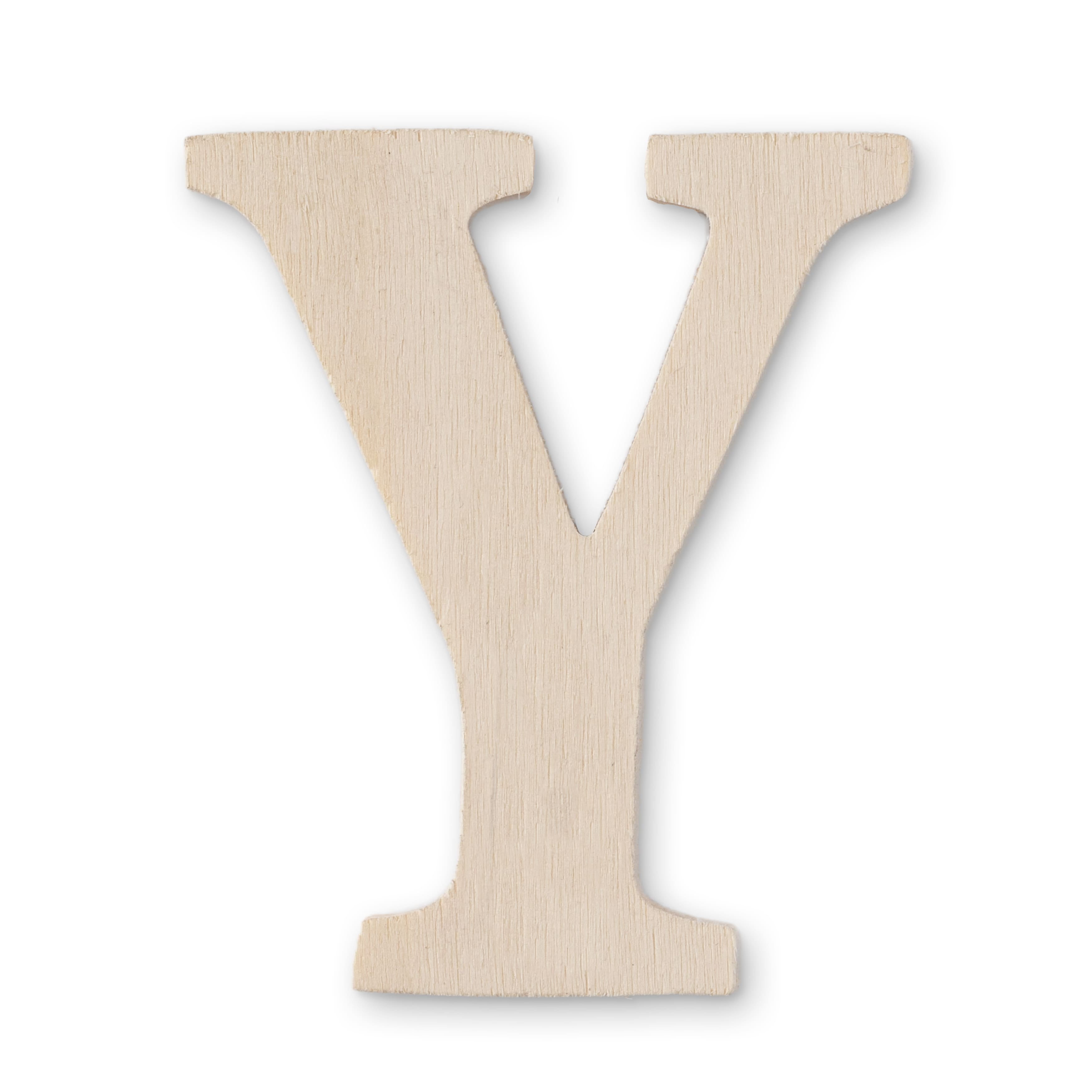 12 Pack 3" Unfinished Chunky Wood Letter by Make Market®