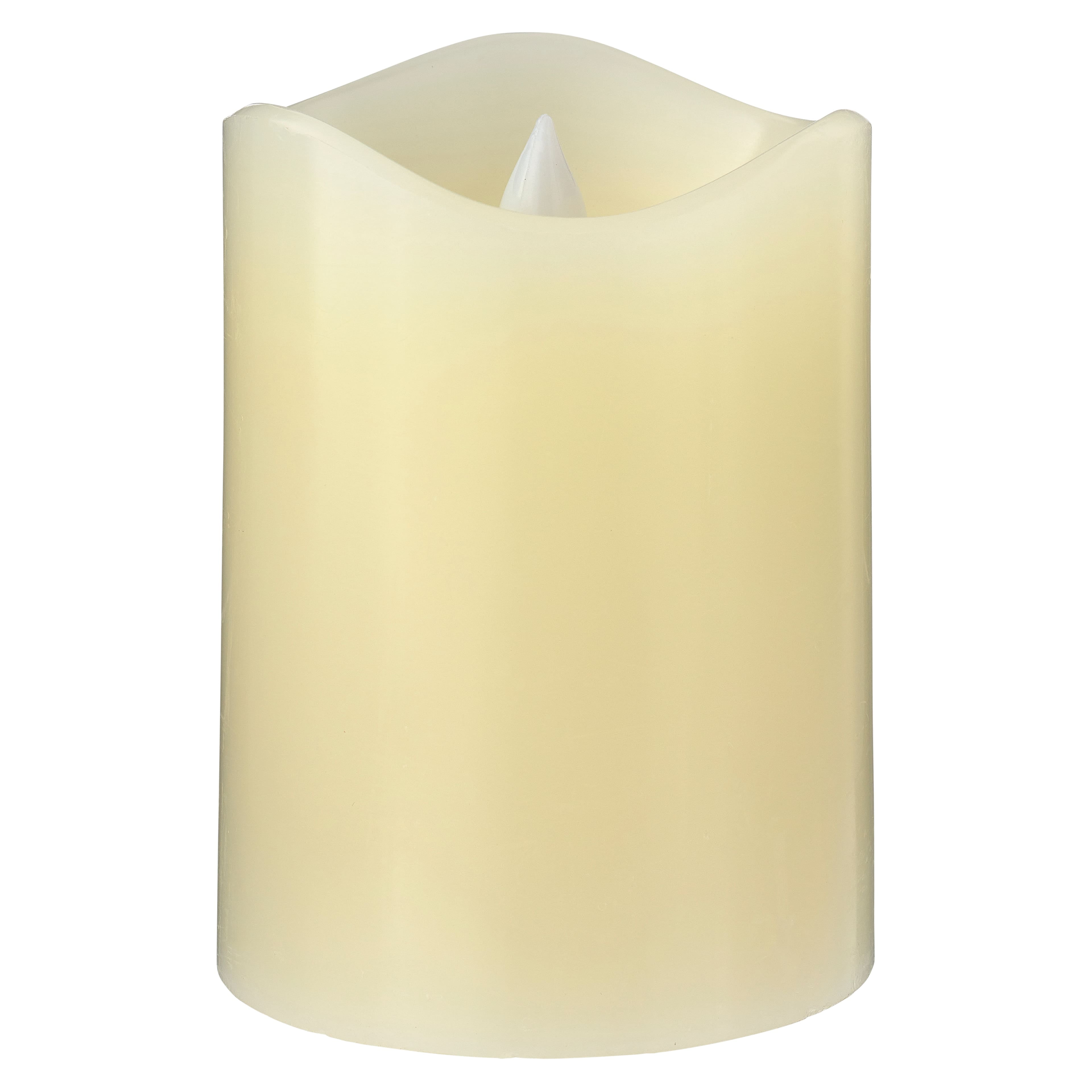 12 Pack 3" x 4" LED Flame Pillar Candle by Ashland®