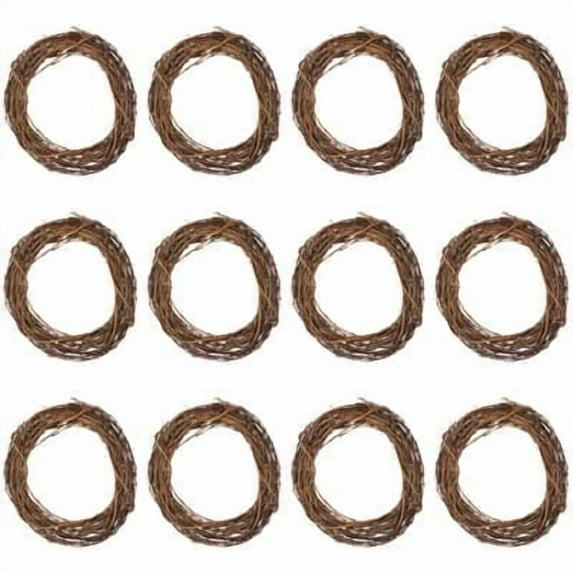 30" Natural Grapevine Wreath by Ashland - Ready-to-Decorate Rustic Home Decor for Weddings - Birthdays - Parties - and Holidays - Bulk 12 Pack