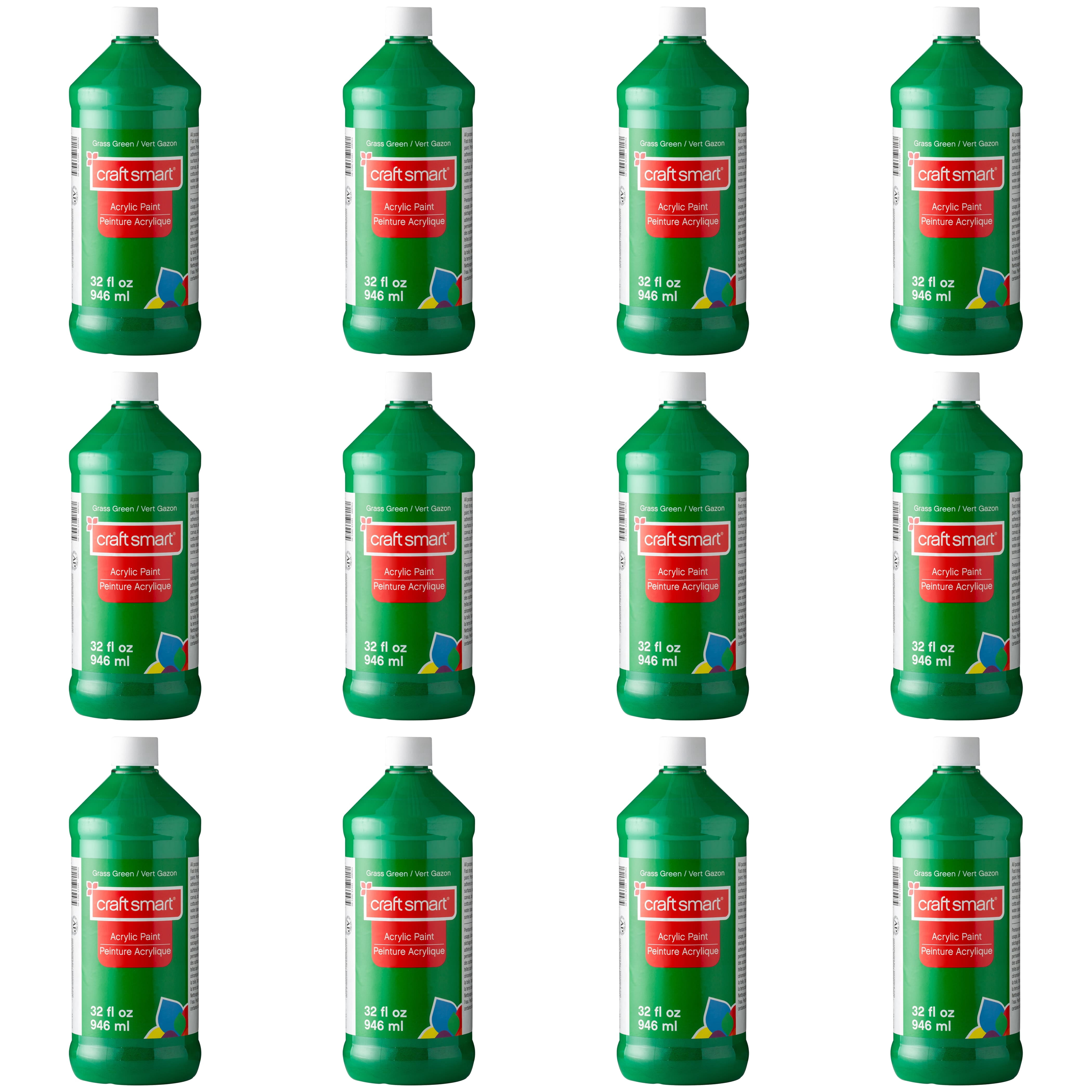 Craft Smart 32oz. Acrylic Paint, 12 Pack