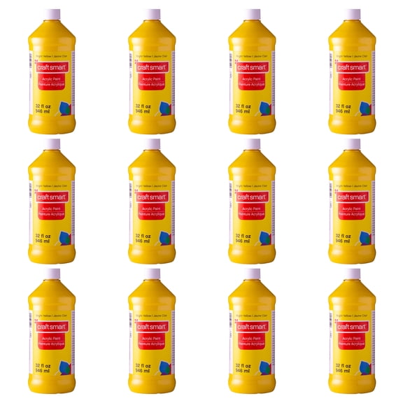 Craft Smart 32oz. Acrylic Paint, 12 Pack