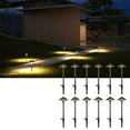 thumbnail image 1 of 12 Pack 5CCT LED Landscape Pathway Lights, 1800K/2700K/3000K/4000K/5000K, 12-24V AC/DC Low Voltage, IP65 Waterproof, Oil Rubbed Bronze Aluminum, 1 of 4