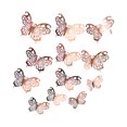 thumbnail image 1 of 12 Pack 3D Butterfly Wall Decor,Rose Gold Metallic Butterflies,Room Decor for Girls Birthday, 1 of 2