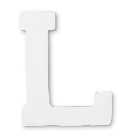 12 Pack: 4.75" White Wood Letter by Make Market