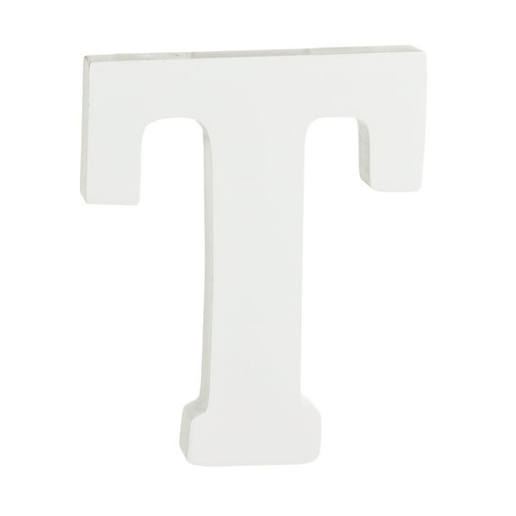 12 Pack: 4.75" White Wood Letter by Make Market