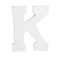 thumbnail image 1 of 12 Pack: 4.75" White Wood Letter by Make Market, 1 of 1