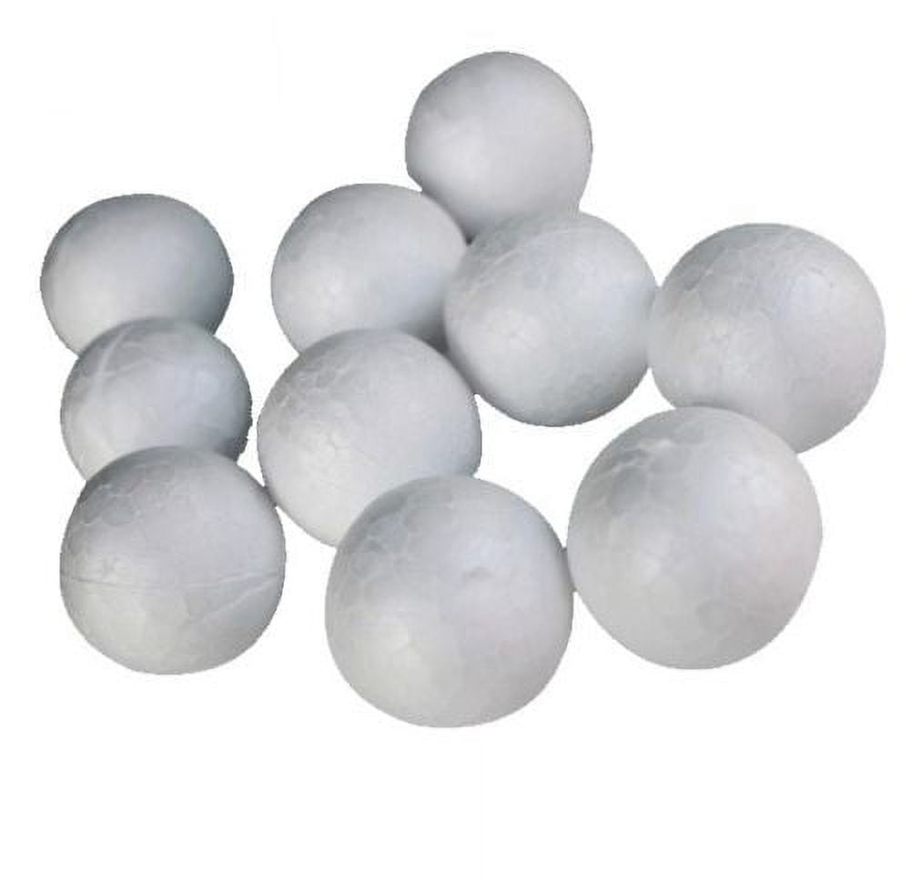 Walmart 12 Pack - 4 Inch White Polystyrene Foam Balls for Science ...