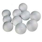 12 Pack - 4 Inch Foam Balls White Polystyrene Science Craft Decor Non Styrofoam