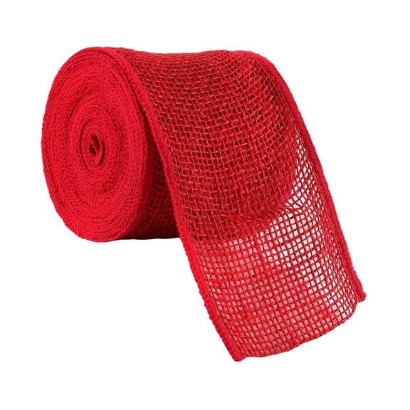 12 Pack: 4" x 21ft. Burlap Wired Ribbon by Celebrate It Occasions