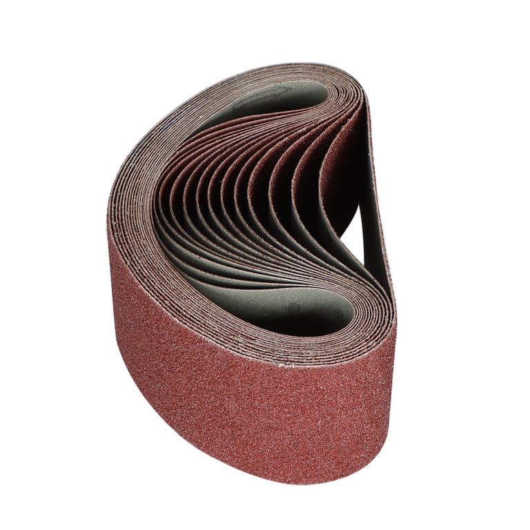 10-Pack 4 X 24 Inch Sanding Belts – 150 Grit Aluminum Oxide – Premium X-Weight – Made In USA