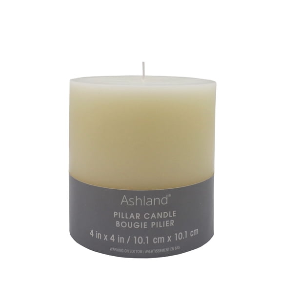 12 Pack: 4" x 4" Ivory Pillar Candle by Ashland