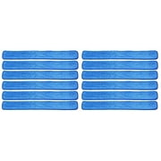 12 Pack 48 inch Commercial Microfiber Wet Mop Refill Pads for Flat 48 Inch Microfiber Mop Frames