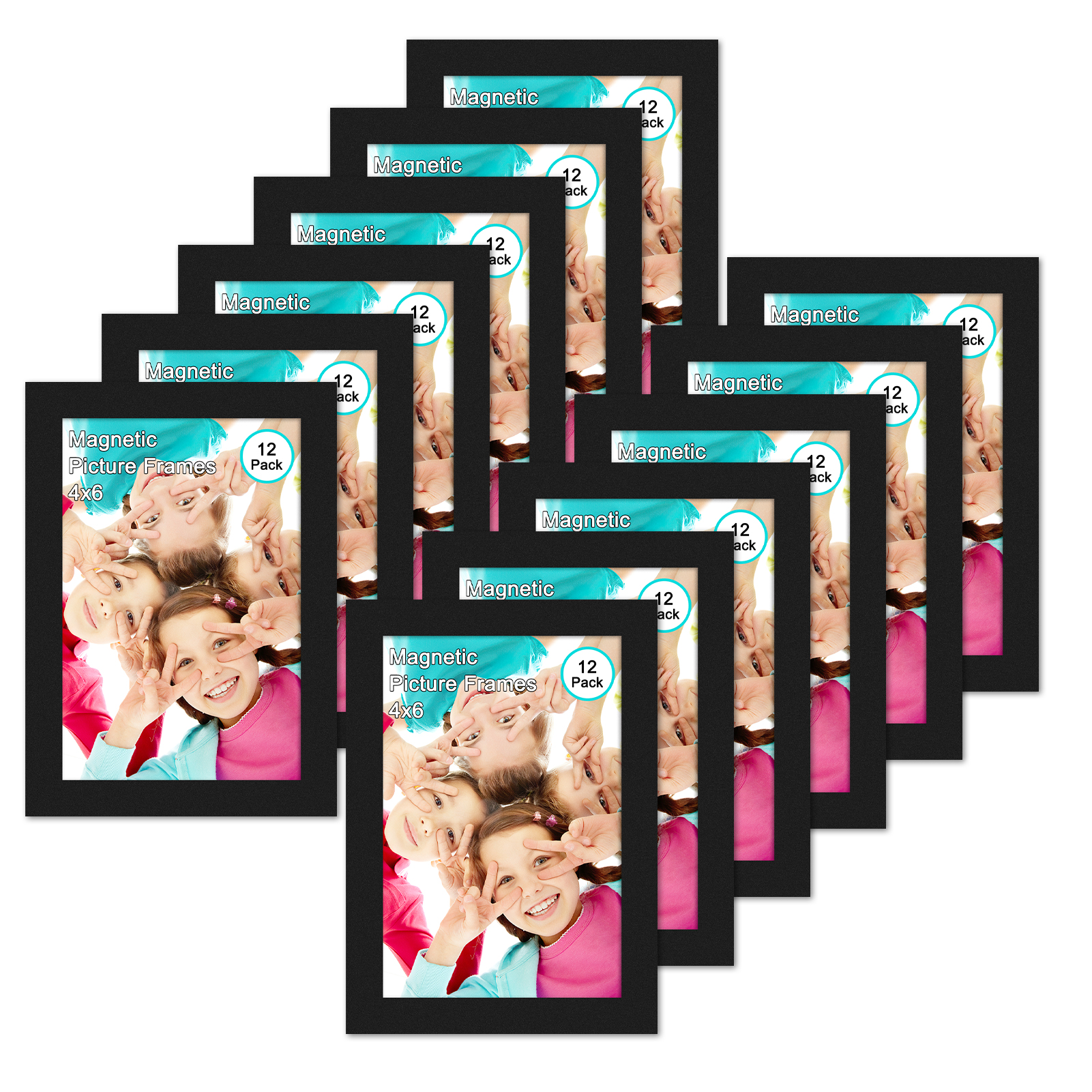 Cardboard Picture Frames 4x6 White (25 Pack)