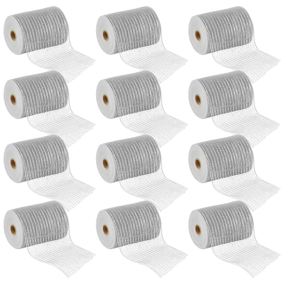 12 Pack: 5.5" x 45ft. Mesh Wide Ribbon by Celebrate It Occasions