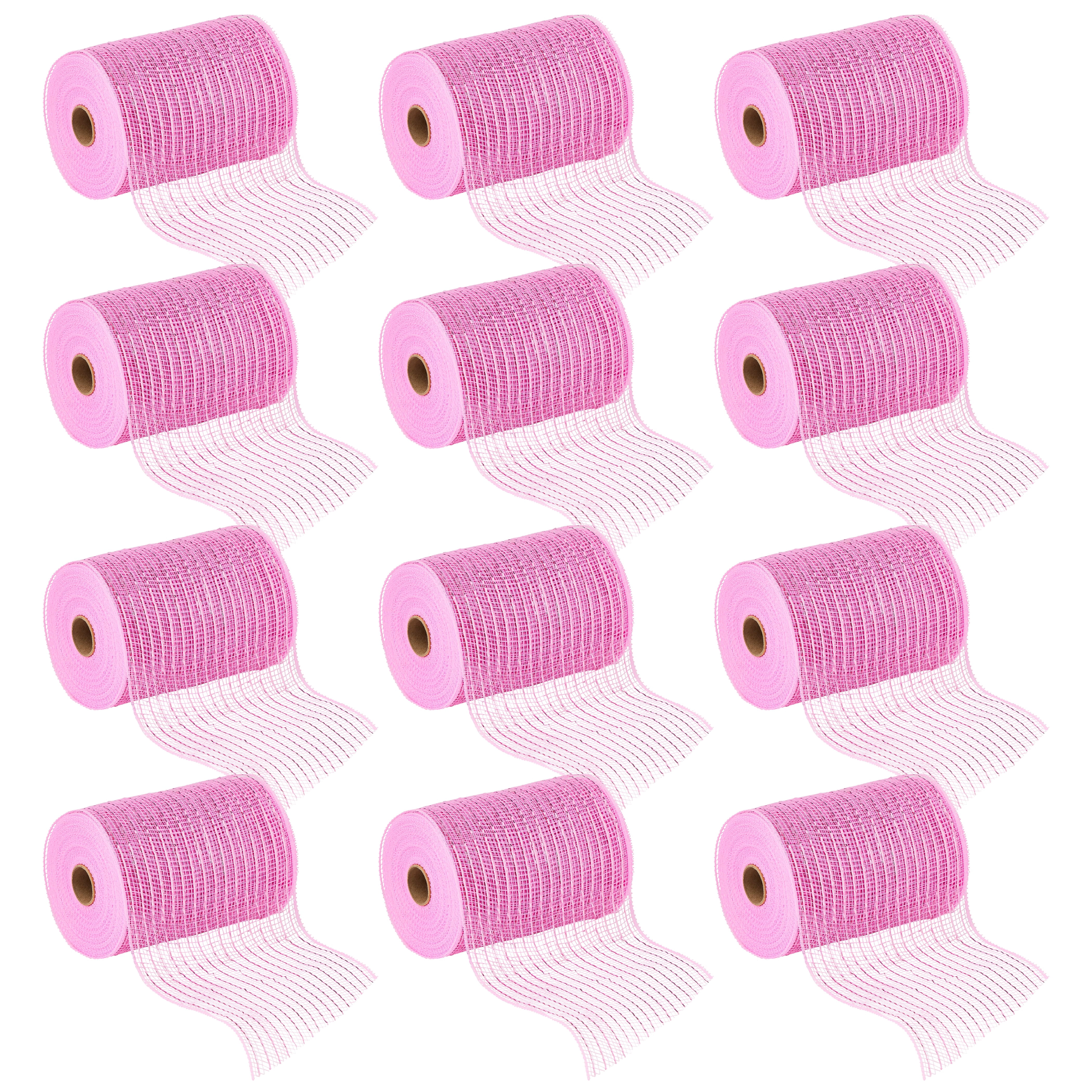 12 Pack: 5.5" x 45ft. Mesh Wide Ribbon by Celebrate It Occasions