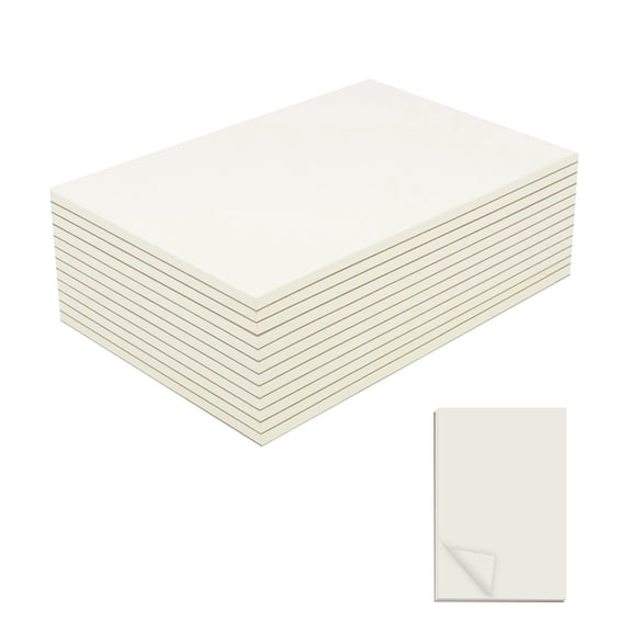 12 Pack 5.5x8.5 Inch Memo Pads Blank Note Pad 600 Sheets Thick Paper