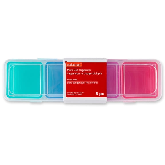 Craft Smart 5-in-1 Multi Use Organizer, 12 Pack