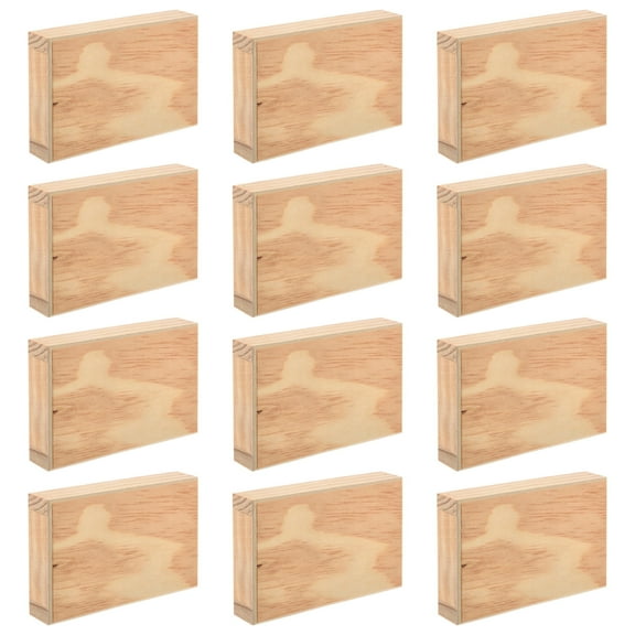 12 Pack: 5" x 3" Wood Plaque by Make Market