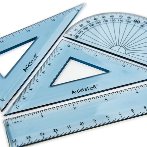 Artist's Loft 6" Ruler Combo Set, 12 Pack