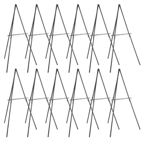 12 Pack: 63" Black Display Floor Easel by Artist's Loft
