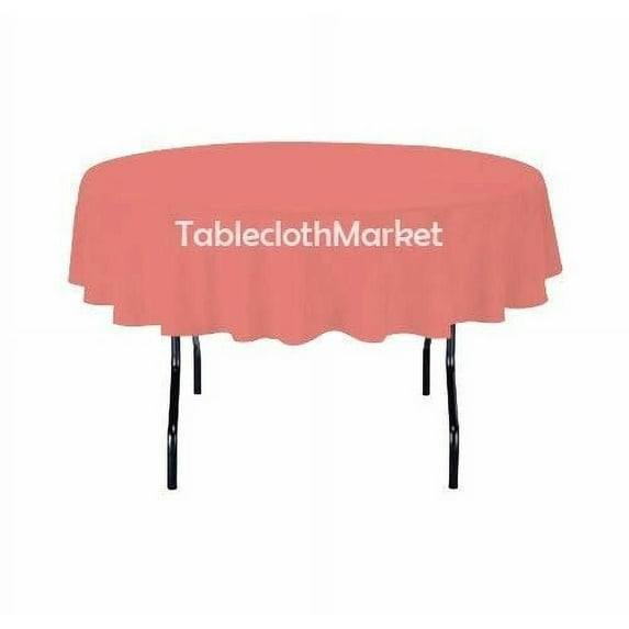 12 Pack 70" Inch round Polyester Tablecloth 24 COLOR Table Cover Wedding Banquet