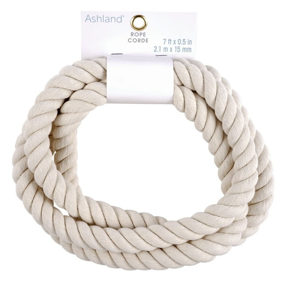 12 Pack: 7ft. Ivory Rope by Ashland