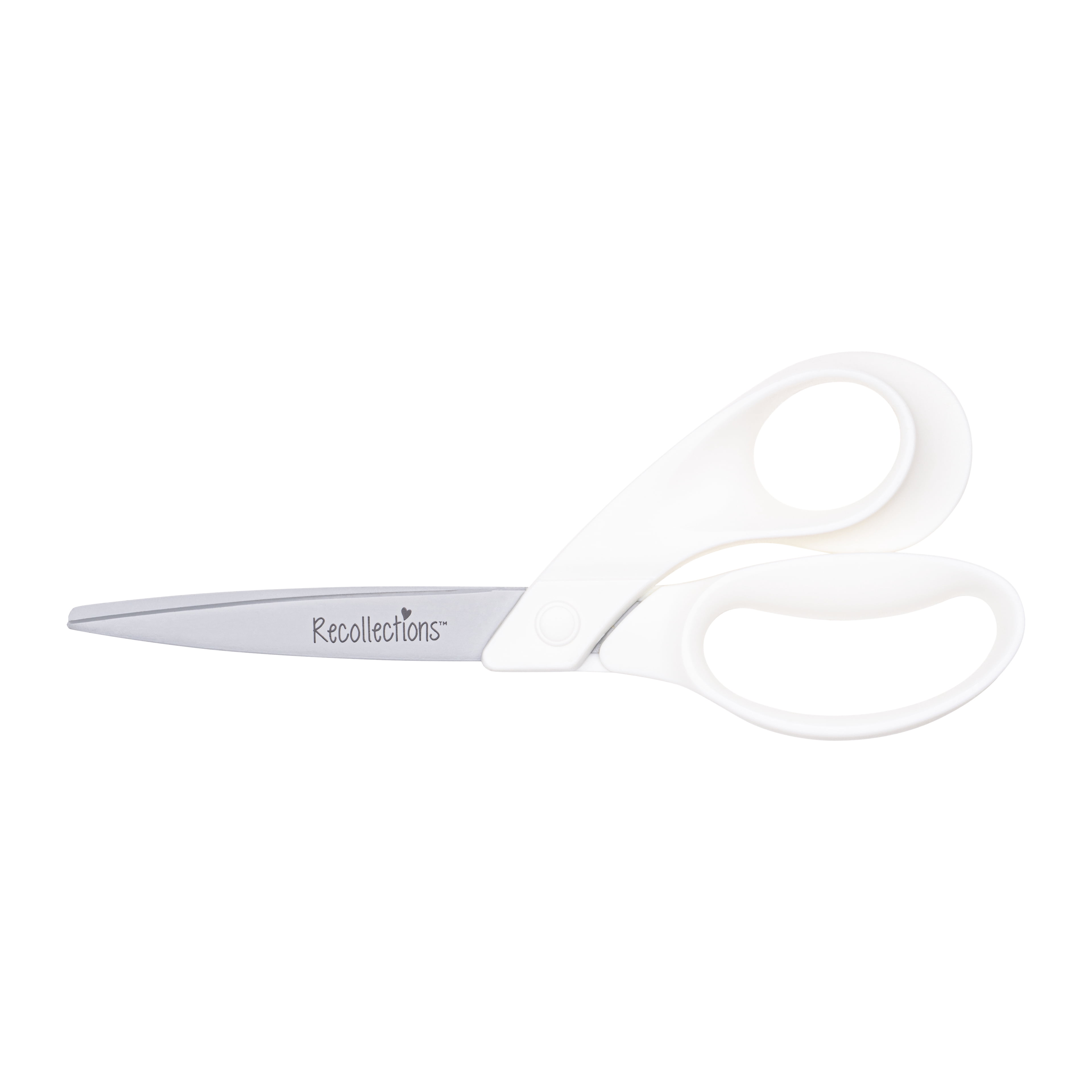 8 inch Recollections fashion scissors on a white background