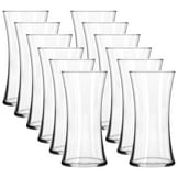 Libbey Clear Glass 8" Hurricane Floral Vase