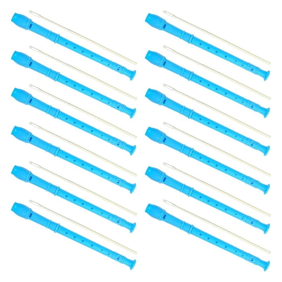 12 Pack 8 Hole Soprano Recorders Descant Flute