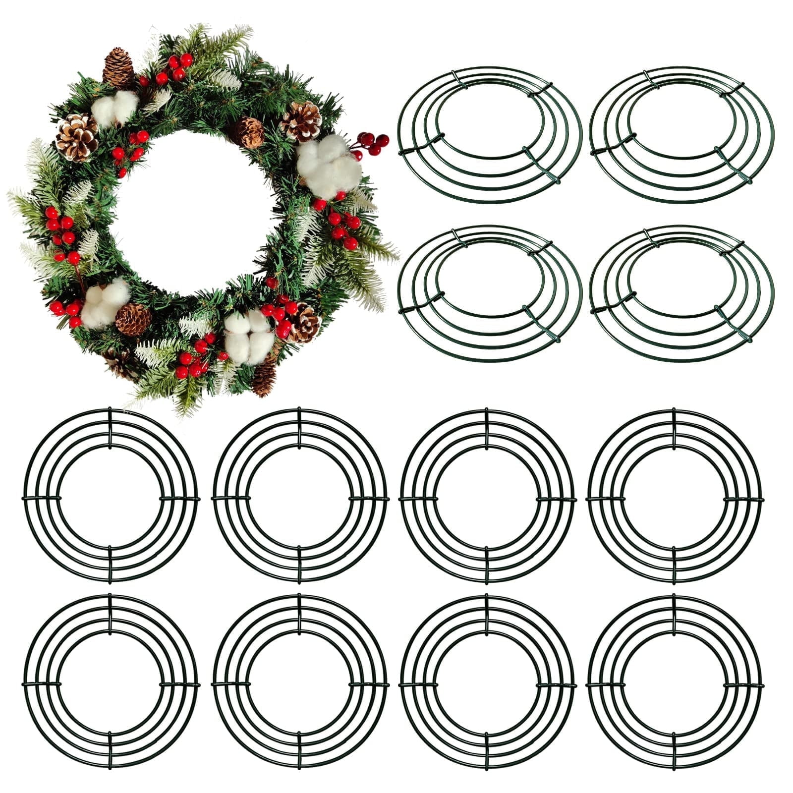 Christmas Wreath Base Round Wreath Frame Christmas Wreath Base 12