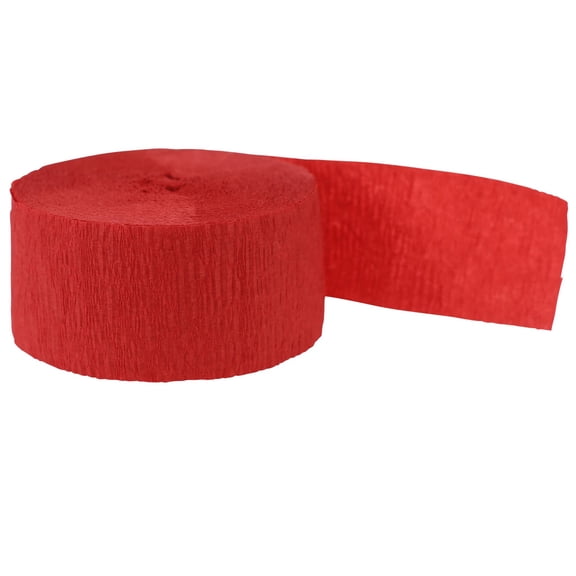 12 Pack: 81ft. Red Crepe Streamer by Celebrate Itâ„¢