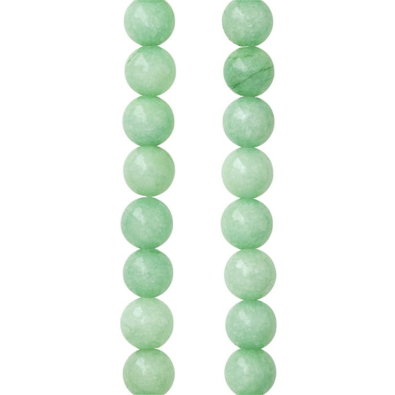 Bead Landing 8mm Mint Round Beads, 12 Pack