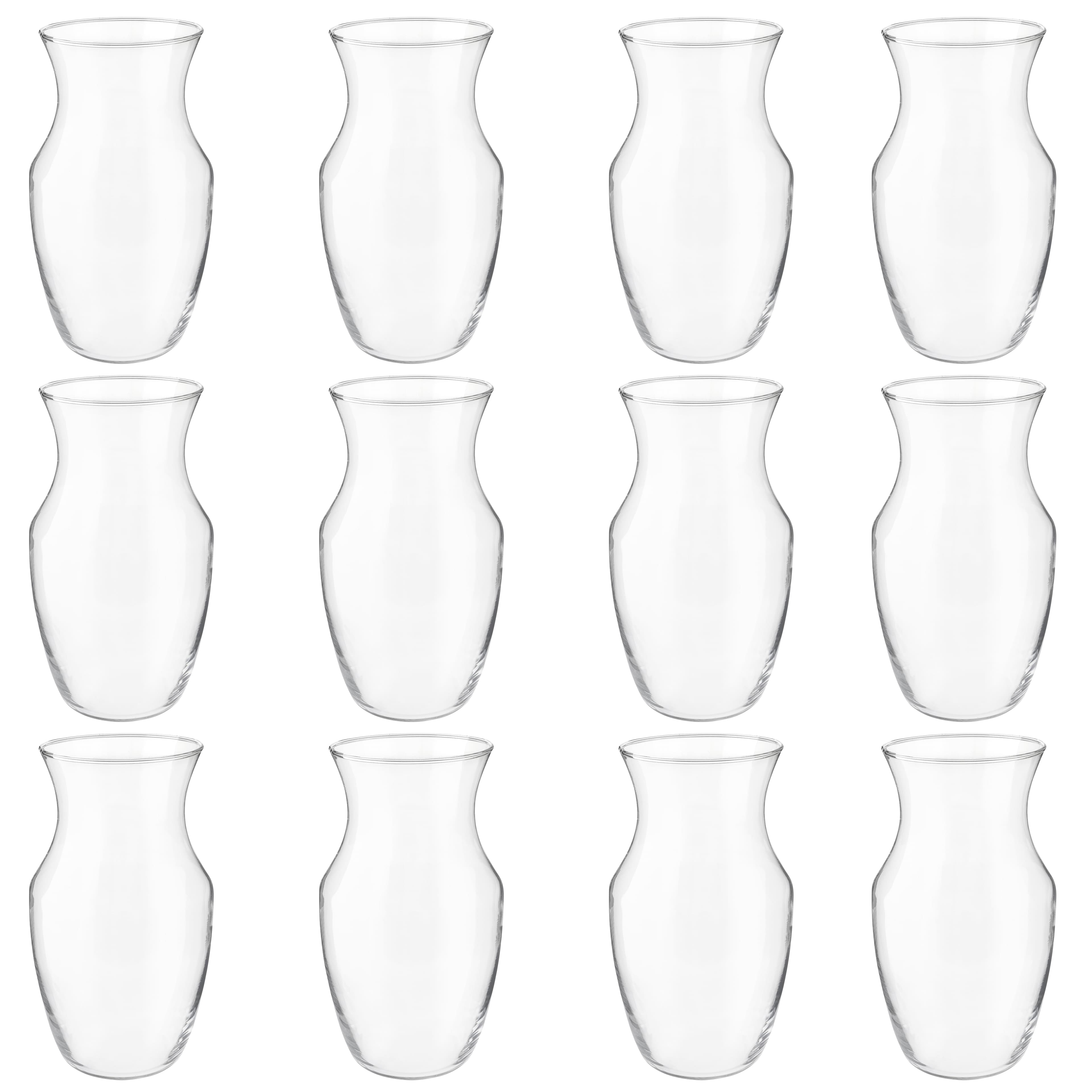 12 Pack 9" Glass Rose Vase by Ashland®
