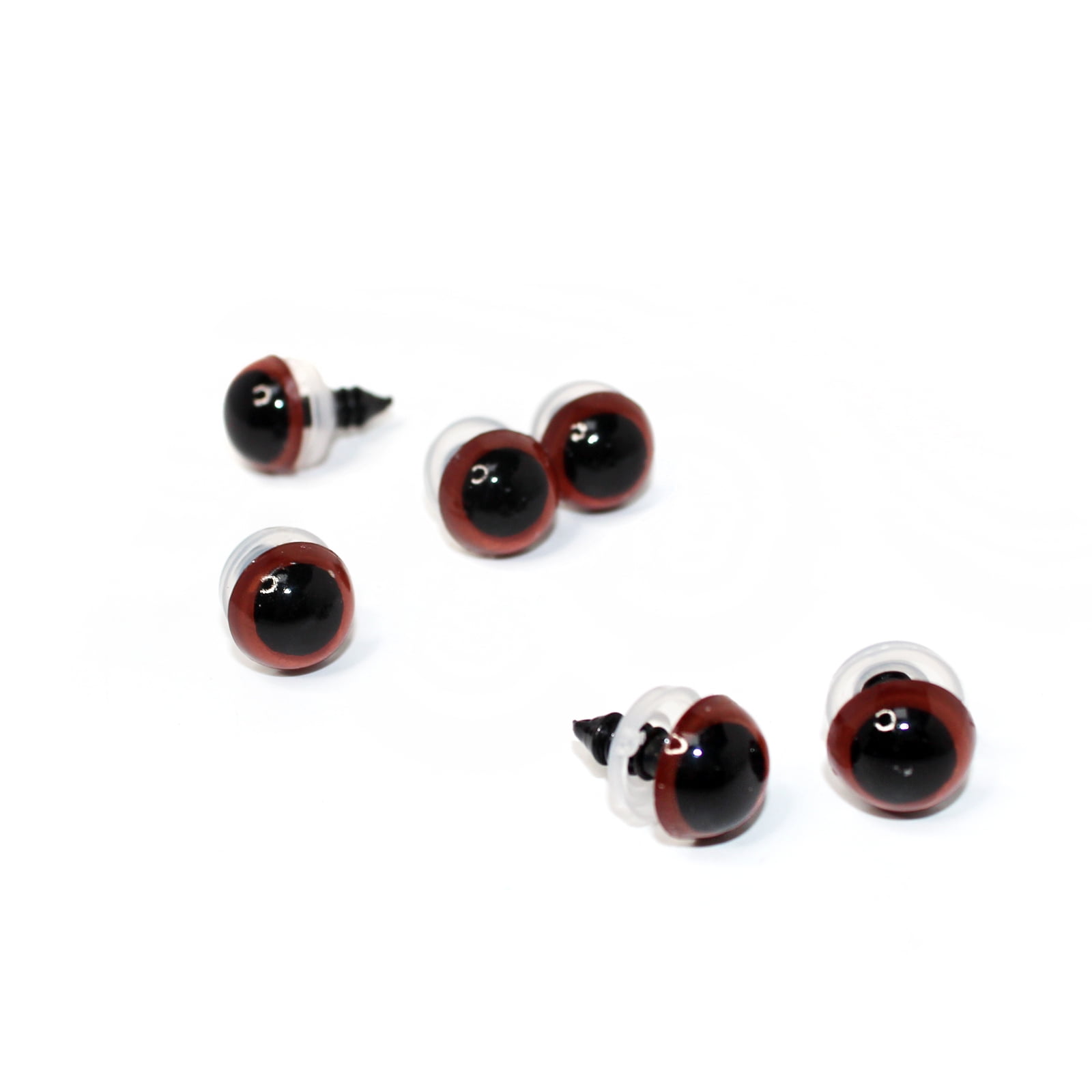 12 Pack: 9mm Craft Eyes with Plastic Washers by Loops & Threads