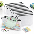 Mesh File Hanger 12 Pack A3 Mesh Zipper Pouch Bags D Game & File Organizer - Walmart.com