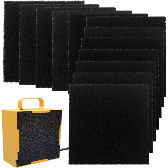 12 Pack Activated Carbon Filter Replacement Refills for Solder Smoke Absorber Fume Ventilation Extractor, Compatible with Extractor and Your DIY