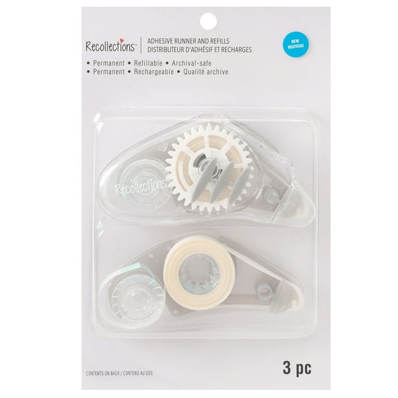 Recollections Adhesive Runner & Refills Set, 12 Pack