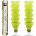 thumbnail image 1 of 12-Pack Advanced Nylon Feather Shuttlecocks,77 Grains-High Speed Badminton Balls with Great Stability and Durability,Indoor Outdoor Sports Hight Speed Training Badminton Birdies, 1 of 7