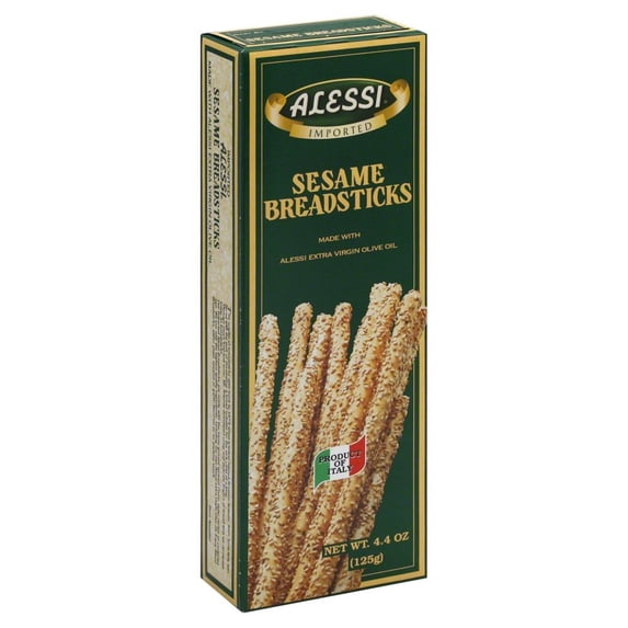 (12 Pack)Alessi - Breadsticks - Sesame, 4.4 oz.
