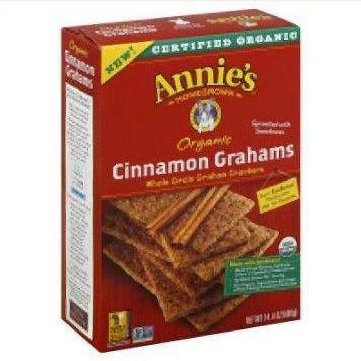 (12 Pack) Annie's Organic Cinnamon Graham Cracker, 14.4 Oz