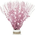 thumbnail image 1 of 12 Pack Artificial Glitter Berry Stem Ornaments Pink Fake Christmas Picks Xmas Tree Decorative Sticks Glitter Picks Curly Twigs for Vase DIY Wreath Crafts Fireplace Decor, 1 of 8