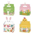 thumbnail image 1 of 12-Pack Assorted Easter Treat Boxes - Bunny/Chick Candy Gift Containers (6.1x3.5x7in) for Kids Party Favors (B), 1 of 6
