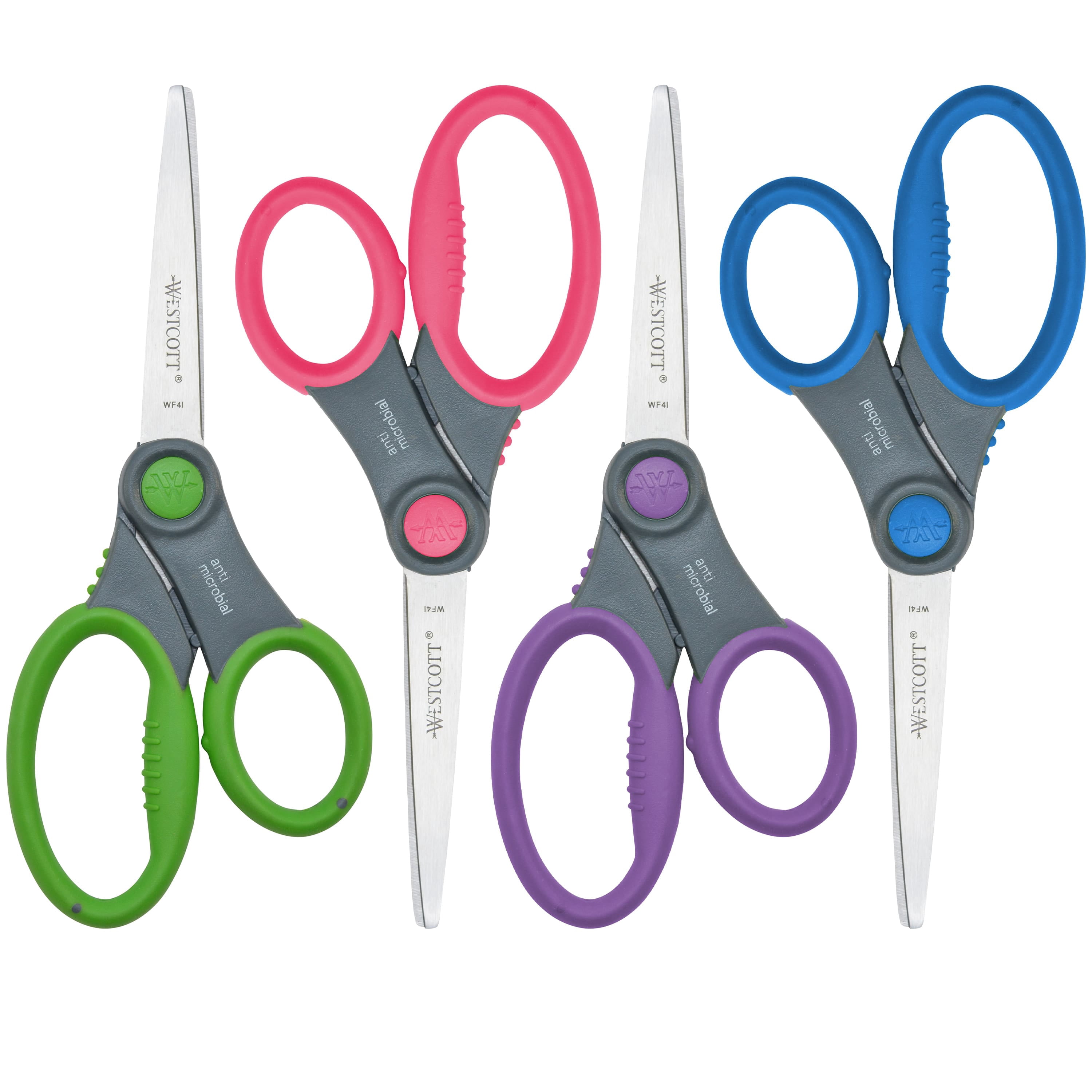 Assorted Westcott Student Scissors, 12 Pack