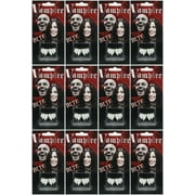 12 Pack Authentic Billy Bob Vampire Fangs Multi-Bite Fang Costume Teeth