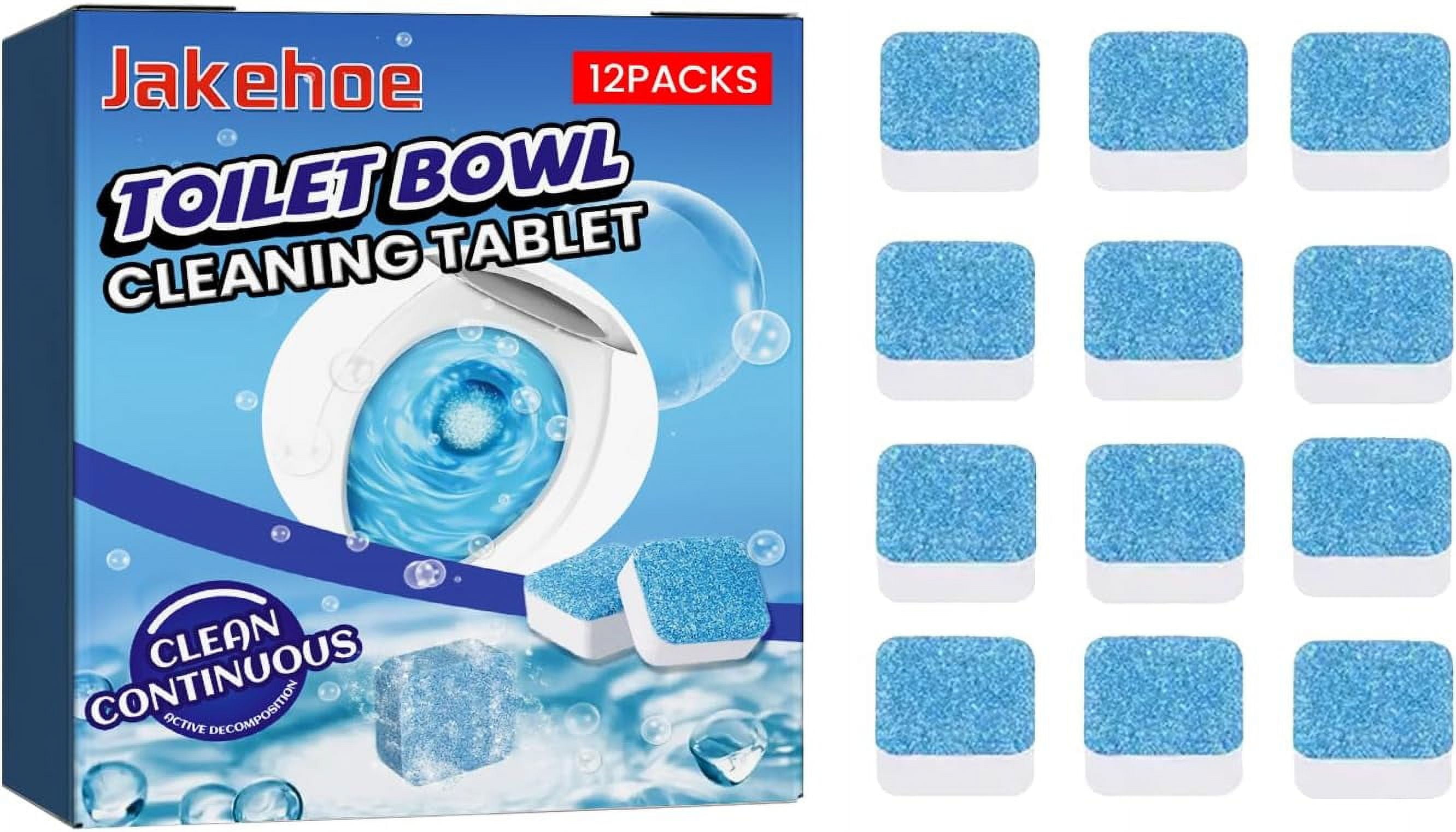 12 Pack Automatic Toilet Bowl Cleaner Tablets, Bathroom Toilet Tank Cleaner, Toilet Bowl Cleaner