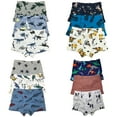 thumbnail image 1 of 12-Pack B&Q Toddler Boys Cotton Boxer Briefs - Sizes 4T-8T | Stylish and High-Quality Choice, 1 of 5