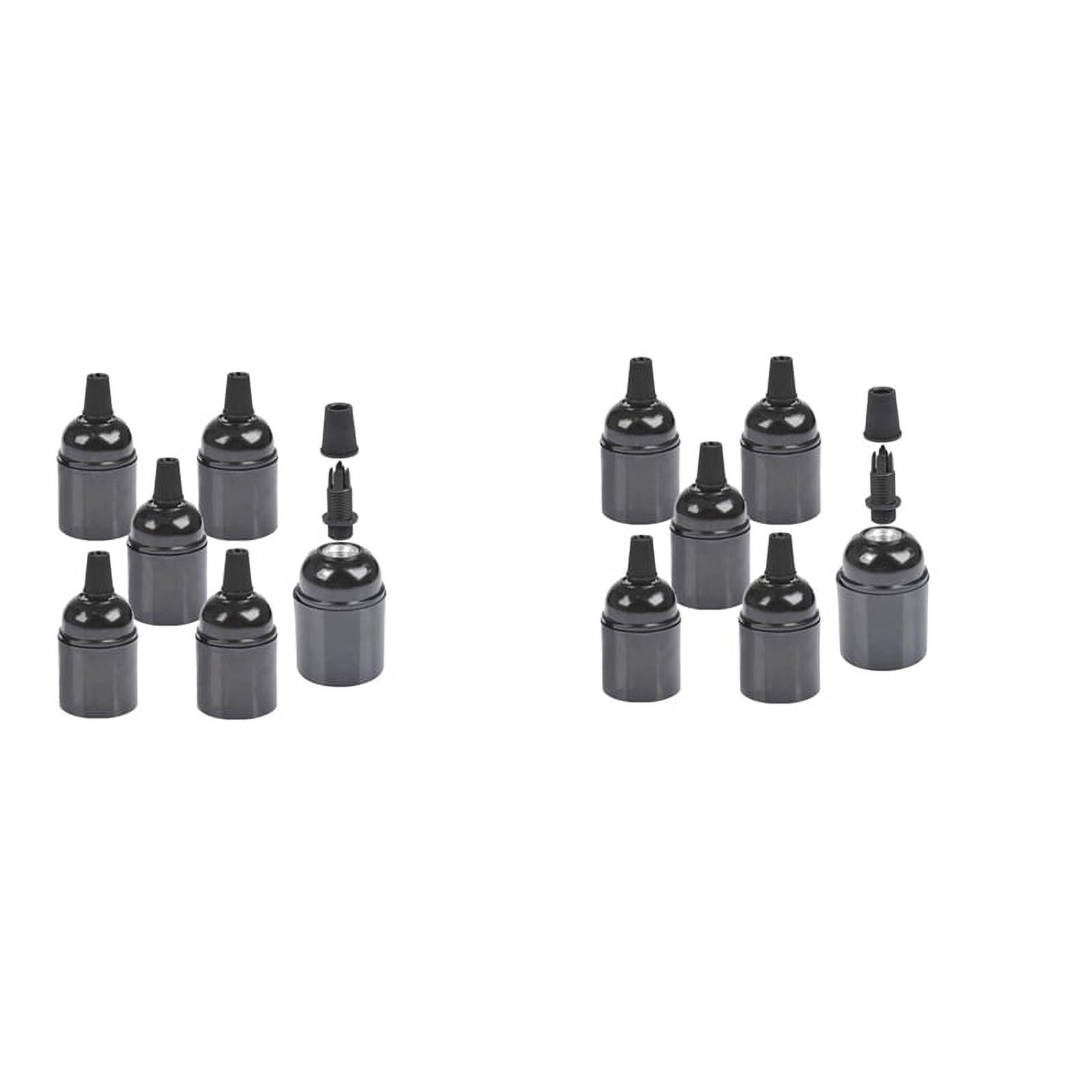 12-Pack Bakelite Lamp Holder E26/ E27 Light Socket Vintage Bulb Socket ES Screw Lampholder for Ceiling/Pendent/Floor